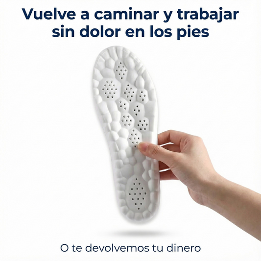 Lindonia® Plantillas Cloud 5D - Alivio del dolor, fascitis y pies cansados