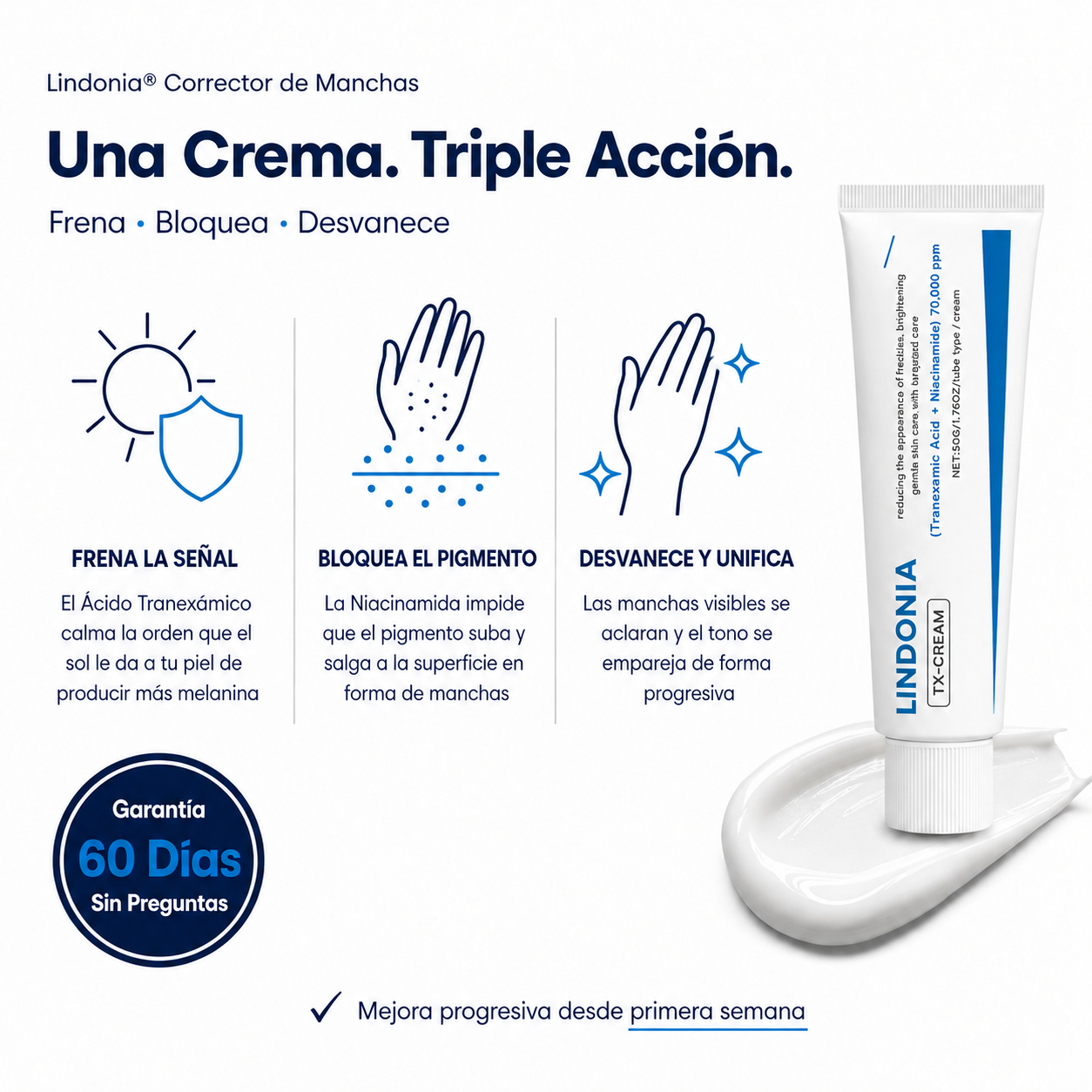 Lindonia® Corrector de Manchas para Manos