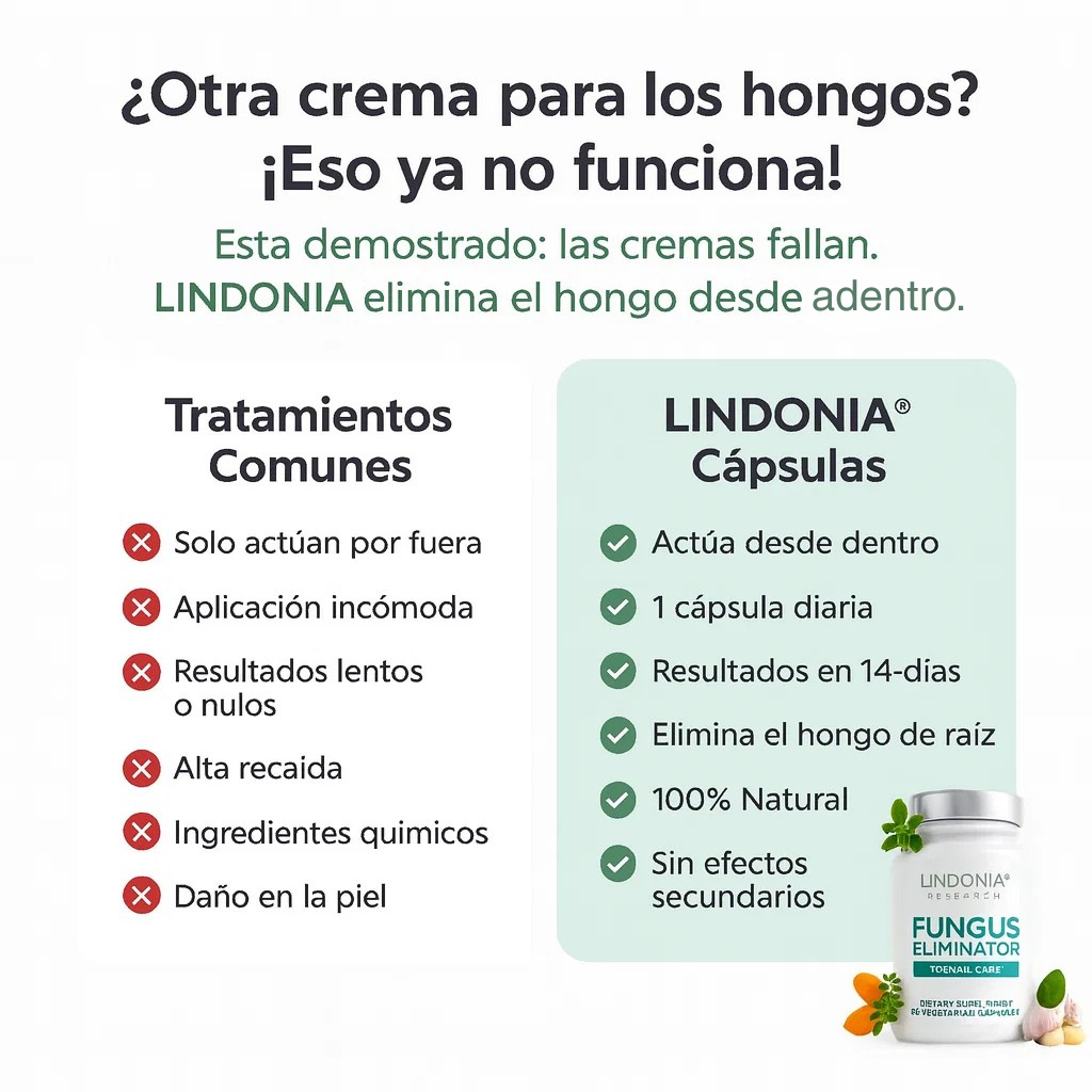 Lindonia® FungusEliminator - Cápsulas Anti-Hongos
