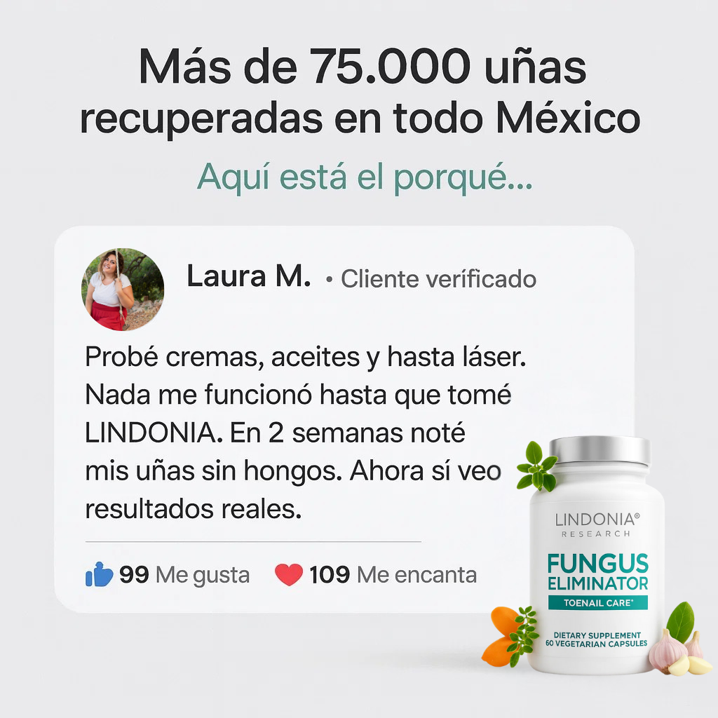 Lindonia® FungusEliminator - Cápsulas Anti-Hongos