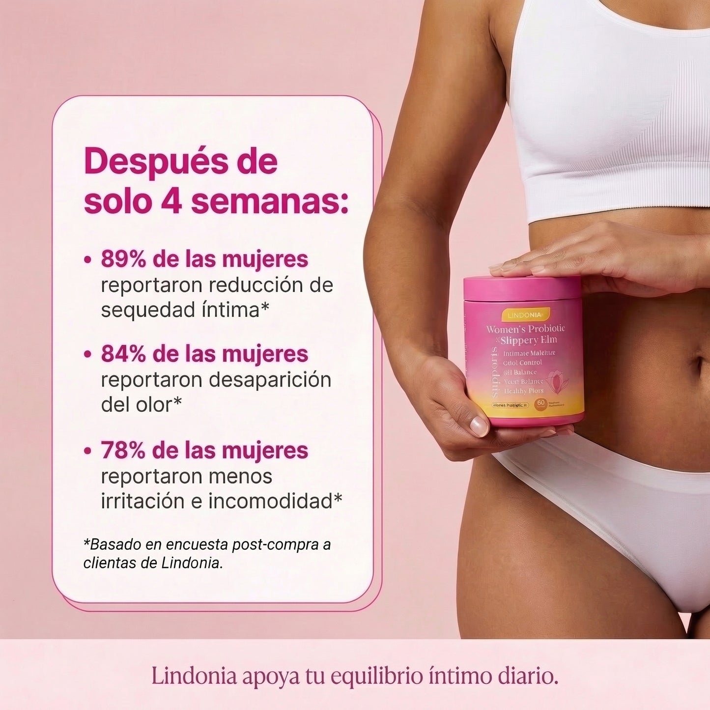 Lindonia® Balance Íntimo - Gomitas probióticas femeninas