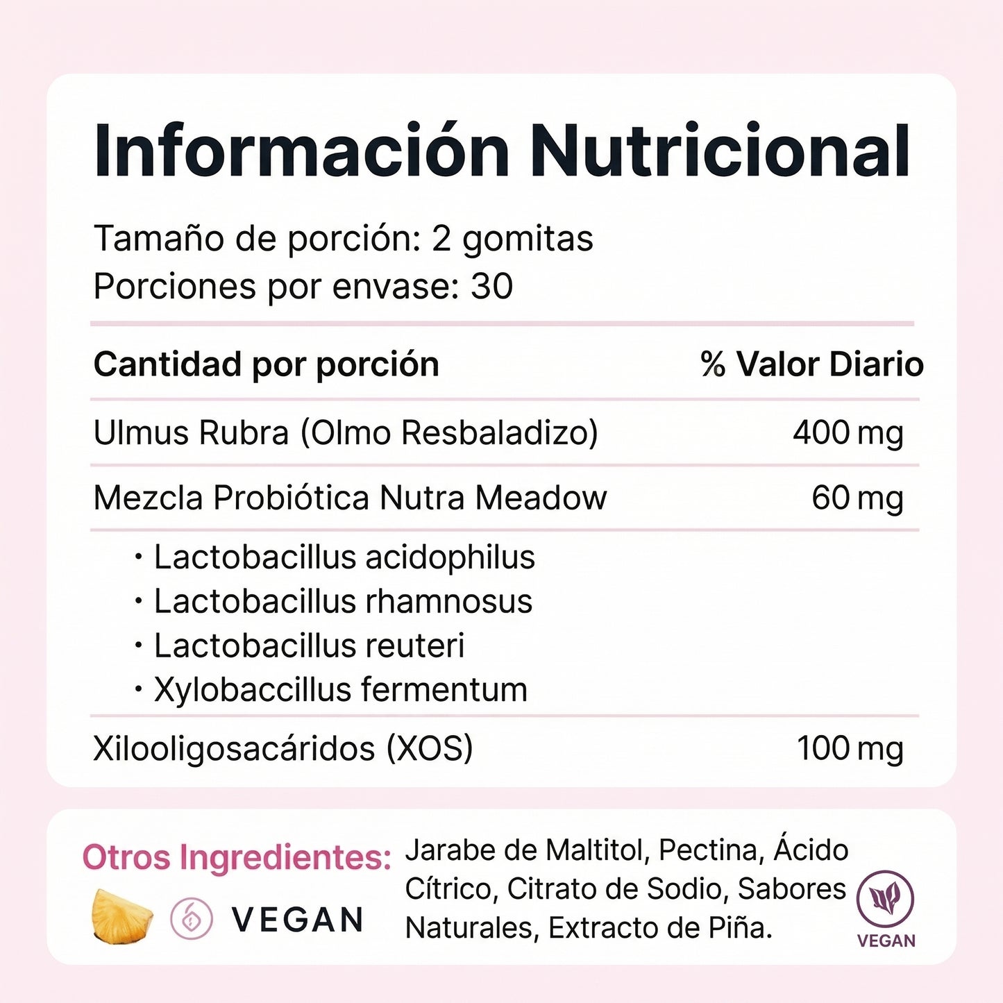 Lindonia® Balance Íntimo - Gomitas probióticas femeninas